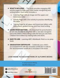 Learning ABC's Workbook - Print: Tracing and activities to help your child learn print uppercase and lowercase letters: 2 (Early Learning Workbook)