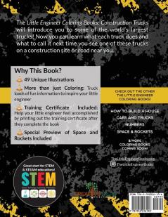 The Little Engineer Coloring Book - Construction Trucks