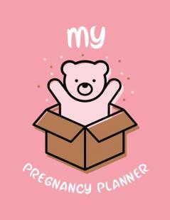 My Pregnancy Planner: New Due Date Journal Trimester Symptoms Organizer Planner New Mom Baby Shower Gift Baby Expecting Calendar Baby Bump Diary Keepsake Memory