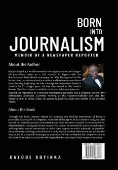 BORN INTO JOURNALISM - Memoir of a Newspaper Reporter