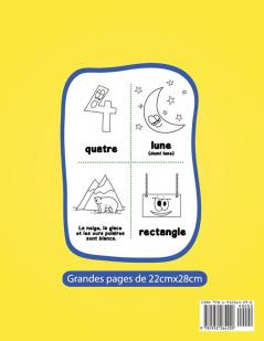 Livre de coloriage pour les tout-petits: J'apprends les chiffres nombres couleurs et formes Cahier d'activites pour enfants a la maison (a partir de ... pour enfants à la maison (à partir de 3 ans)