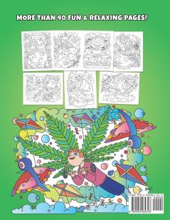 Stoner Coloring Book for Adults