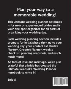 I Said Yes: Organizer For The Bride Binder Checklist Small Wedding On A Budget Practical Planning Snapshot Calendar Dates Bachelorette Party