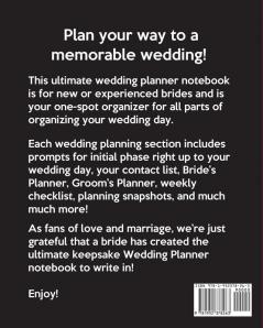 Drunk In Love Wedding Planner: Organizer For The Bride Binder Checklist Small Wedding On A Budget Practical Planning Snapshot Calendar Dates Bachelorette Party