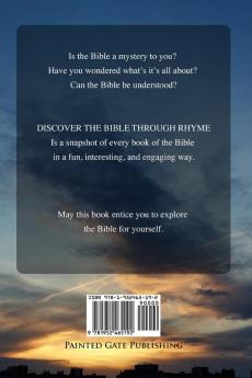 Discover The Bible Through Rhyme: Snapshots of Each Book of the Bible