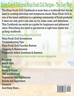 Ninja Foodi Grill Cookbook: Easy & Delicious Recipes For Indoor Grilling & Air Frying