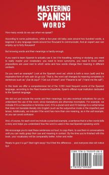 Mastering Spanish Words: Increase Your Vocabulary with Over 3000 Spanish Words in Context