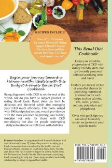 The Budget Friendly Renal Diet Cookbook