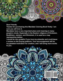Mandalas Coloring Book for Adults