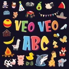 Veo Veo - ABC: Un Juego de Buscar y Encontrar ¡Súper Divertido para Niños de 2 a 4 Años! Juego de Adivinanzas de la A a la Z con Alfabeto Colorido para Niños Pequeños