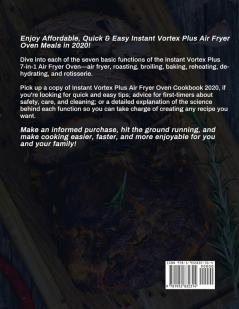 Instant Vortex Plus Air Fryer Oven Cookbook 2020: Easy Quick and Healthy Recipes for Smart People On a Budget