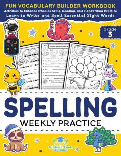 Spelling Weekly Practice for 3rd Grade