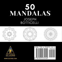 50 Mandalas: Adult Coloring Book for Stress Reduction Anxiety Relief Meditation and Relaxation