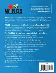 Wings: The Ideal Curriculum for Children in Preschool (Book of Forms)