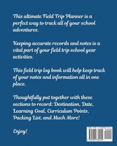 Field Trip Planner: Homeschool Adventures - Schools and Teaching - For Parents - For Teachers At Home