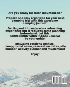 Nature Over Humans Camping Journal: Family Camping Keepsake Diary Great Camp Spot Checklist Shopping List Meal Planner Memories With The Kids Summer Time Fun Fishing and Hiking Notes RV Travel Planner