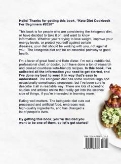 Keto Diet Cookbook For Beginners: Healthy Simple and Delicious Recipes for Busy People on Ketogenic Diet with 3-Week Meal Plan to Burn Fat and Keep Fit