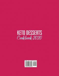 KETO DESSERTS COOKBOOK 2020