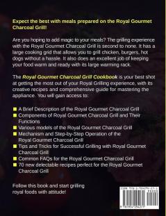 Royal Gourmet Charcoal Grill & Smoker Cookbook 800: The Everything Guide to Grill and Smoke Your Favorite BBQ Recipes Enjoy Family & Party Outdoor Time and Have A Happy Living