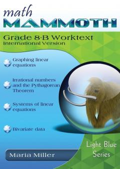 Math Mammoth Grade 8-B Worktext International Version