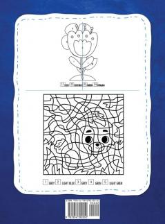 Color By Numbers For Kids Ages 6-8