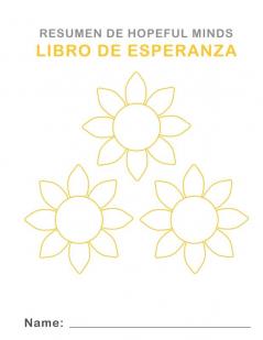 Hopeful Minds Overview Hopework Book (Spanish Version)