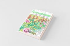 Flowers and Gardens Color By Number Coloring Book for Adults