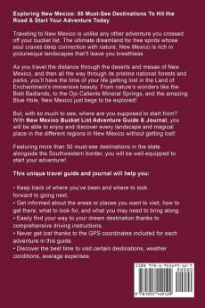 New Mexico Bucket List Adventure Guide & Journal