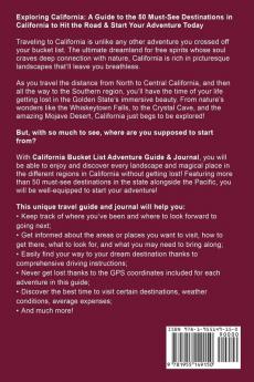 California Bucket List Adventure Guide & Journal