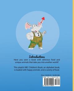 ABC Word Book- Children's Picture Book | Food and Animals | by James E Benedict