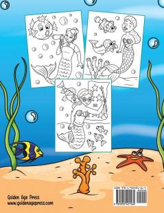 Mermaid Coloring Book: For Kids Ages 4-8