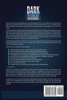 Dark Psychology for Beginners