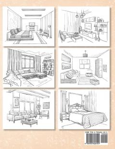 Interior Design Coloring Book