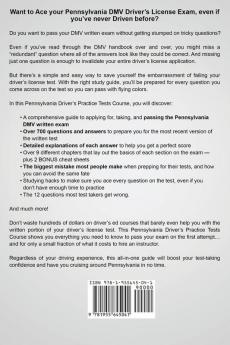 Pennsylvania Driver's Practice Tests: 700+ Questions All-Inclusive Driver's Ed Handbook to Quickly achieve your Driver's License or Learner's Permit (Cheat Sheets + Digital Flashcards + Mobile App)