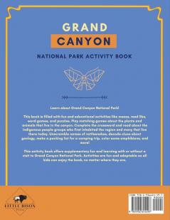 Grand Canyon National Park Activity Book: Puzzles Mazes Games and More About Grand Canyon National Park (National Parks Activities)