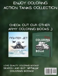Action Tanks Coloring Book
