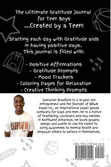 Gratitude Journal for Teen Boys