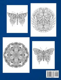 Butterfly Art Coloring Book for Adults