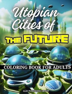 Utopian Cities of the Future Coloring Book for Adults