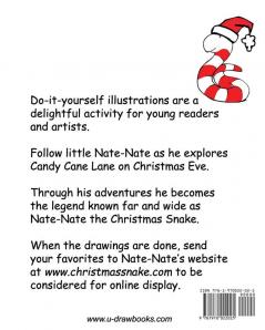 Nate-Nate the Christmas Snake Non-Illustrated Picture Book: If you can't draw a straight line you're perfect for this - because EVERYONE can draw a great snake!: 1 (U-Draw Books)