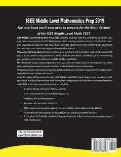 ISEE Middle Level Mathematics Prep 2019: A Comprehensive Review and Ultimate Guide to the ISEE Middle Level Math Test