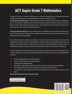 ACT Aspire Grade 7 Mathematics