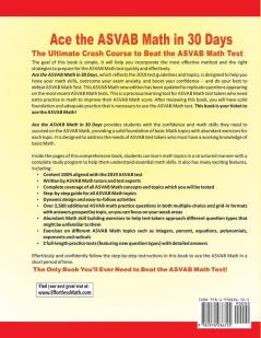 Ace the ASVAB Math in 30 Days: The Ultimate Crash Course to Beat the ASVAB Math Test