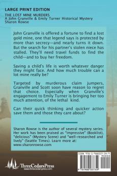 The Lost Mine Murders: A John Granville & Emily Turner Historical Mystery: 2 (A John Granville & Emily Turner Historical Mystery: Large Print Edition)