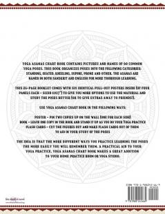 Yoga Asanas Chart Book