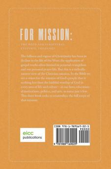 For Mission: The Need for Scriptural Cultural Theology