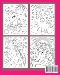 Unicorn Coloring Book for Kids Ages 4-8: 40+ Fun and Beautiful Unicorn Illustrations that Create Hours of Fun (Children Books Gift Ideas)