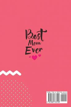 Mom Thanks To You Notebook: Best Mom Ever Lined Journal Book