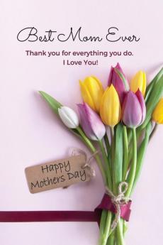 Best Mom Ever Mother's Day Journal: Happy Mother's Day Gift Book: 2 (Happy Mother's Day Gift Books)