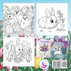 Easter Coloring Book: Easter Basket Stuffer and Books for Kids Ages 4-8: 6 (Coloring Books for Kids)